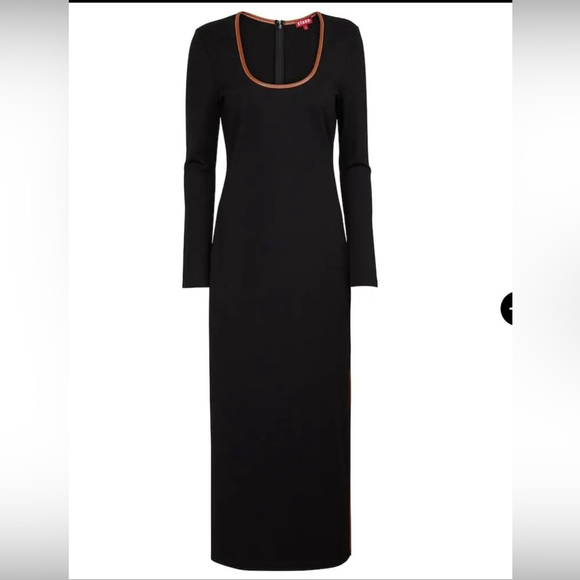 STAUD Joint Jersey Midi Dress - Picture 3 of 10